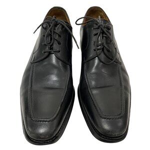 MAGNANNI Italian Men's Black Leather Oxford Dress Shoes Size 9.5